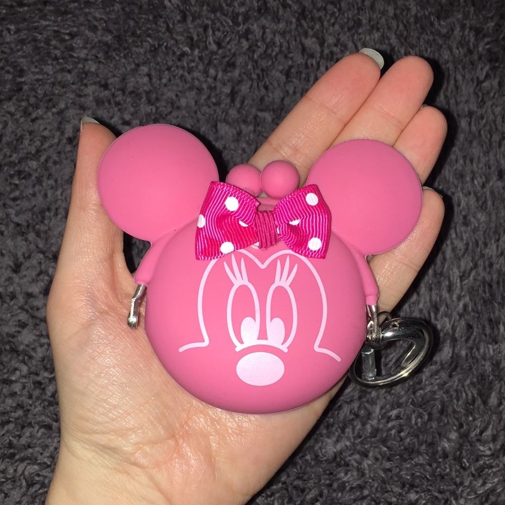 Minnie Mouse Pink Coin Pouch